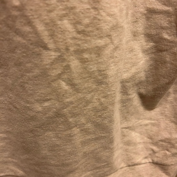 Michael Kors Tan Asymmetrical Hooded Shirt Sz L - Picture 2 of 10